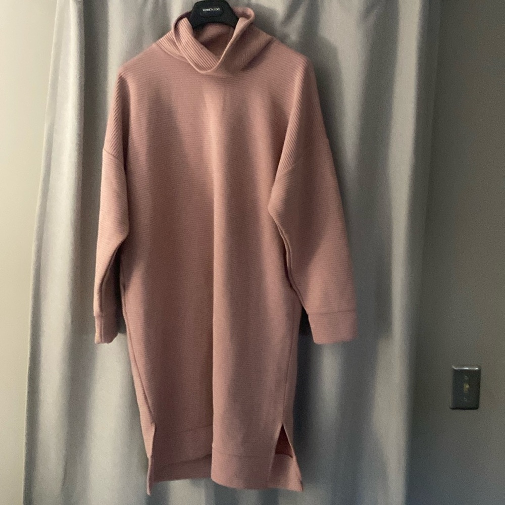 A new day sweater dress light pink size xxl